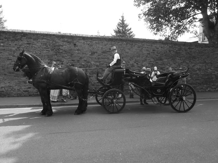 The horse and cart ride