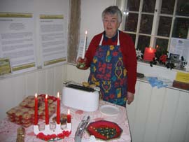 Description: Hot mince pies (and Val)