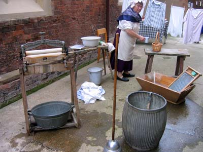 The Victorian washday experience.