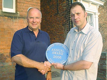 Plaque presentation 2006.