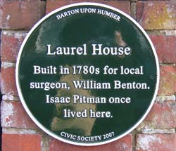 Laurel House Plaque