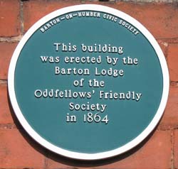 Oddfellows Plaque