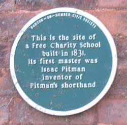 Charity School Plaque