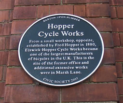 Hopper Cycle Works Plaque