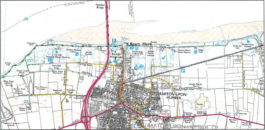 Map of Barton Walk