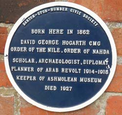 David Hogarth Plaque