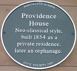 Providence House Plaque