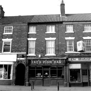 Georgian buildings converted into modern shops