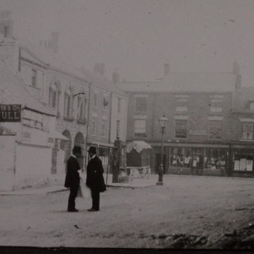 Market place with the old butchers in centre
